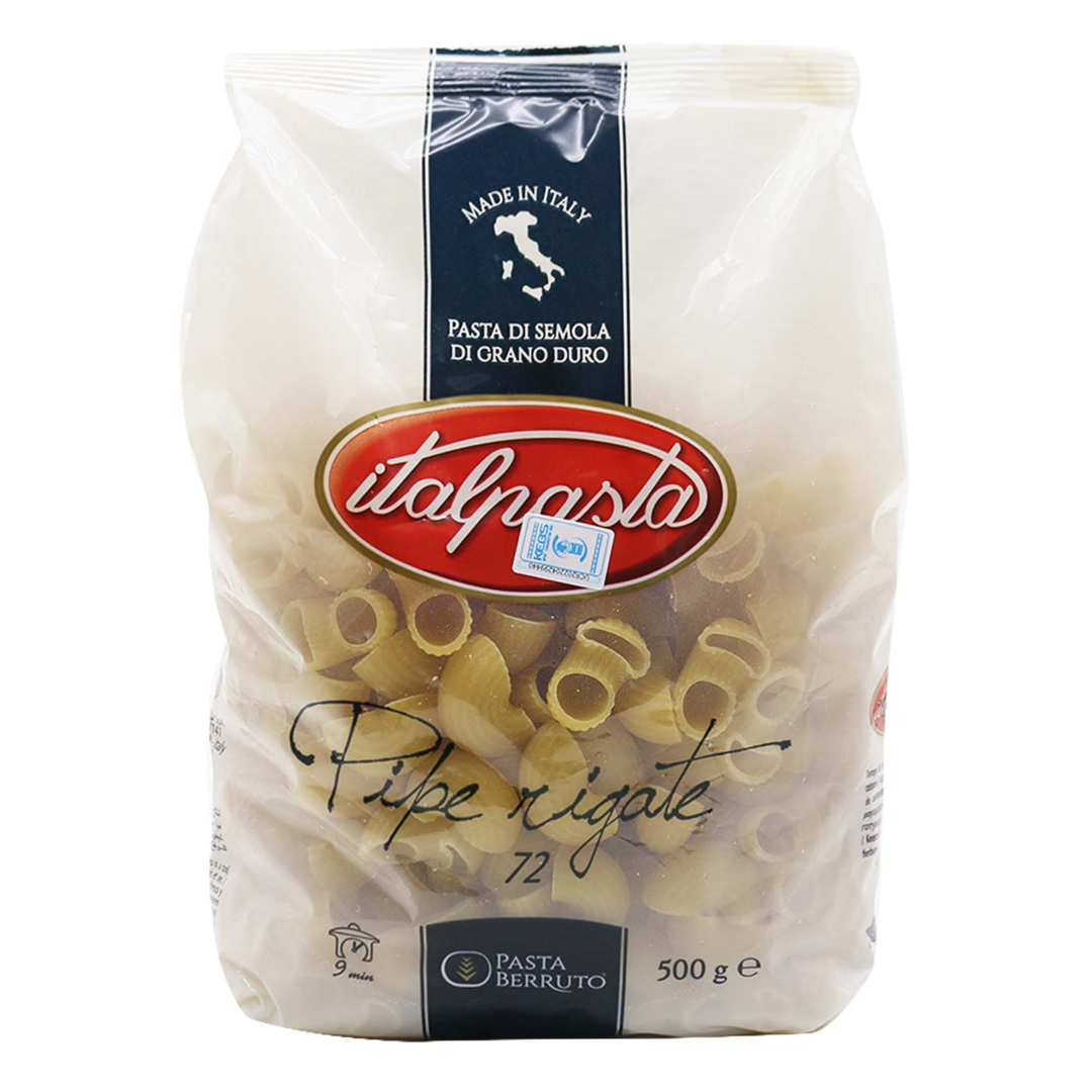 ITALPASTA PIPE RIGATE NO.72 500G